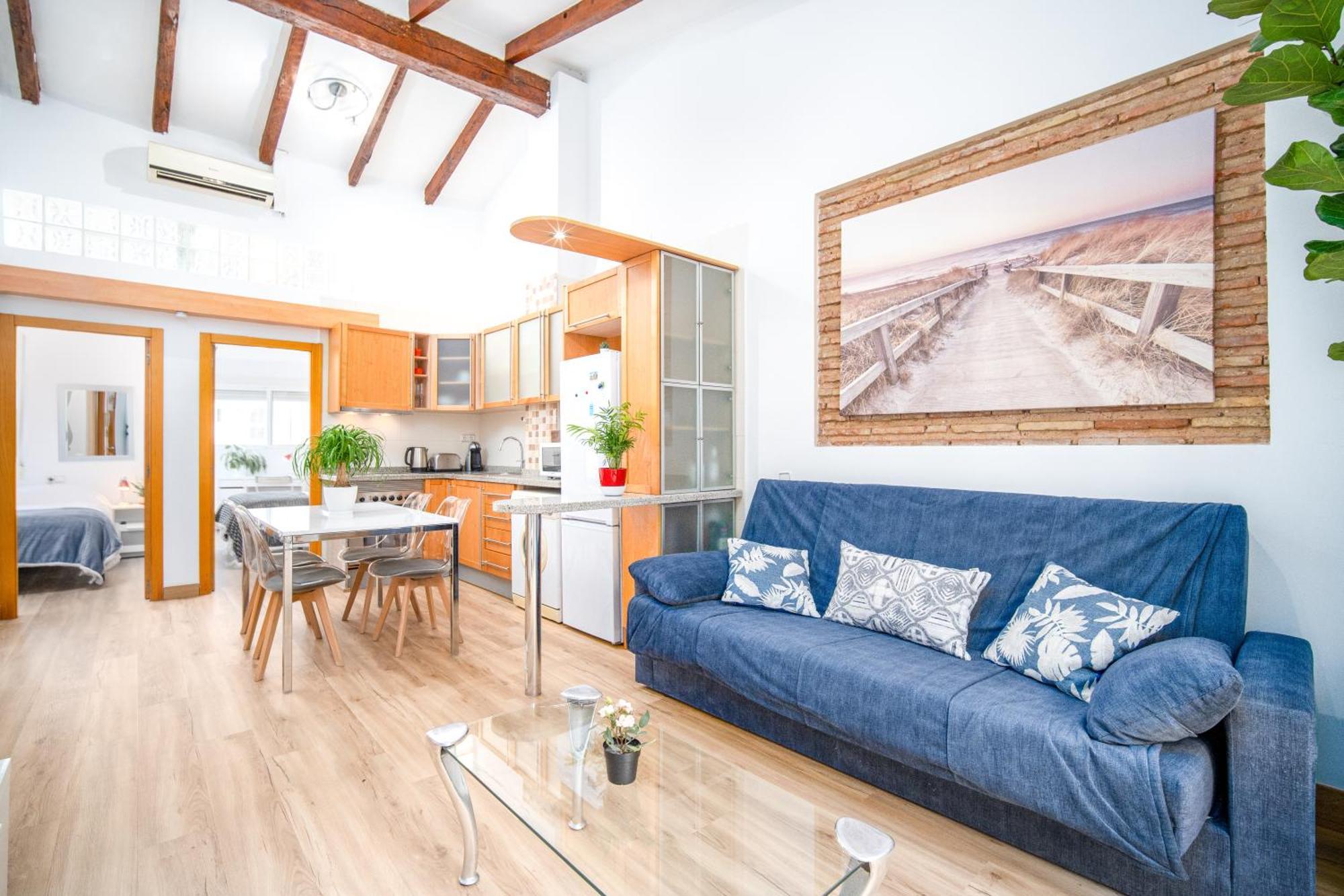 Ferienwohnung Atico Ruzafa Valencia Centro Exterior foto