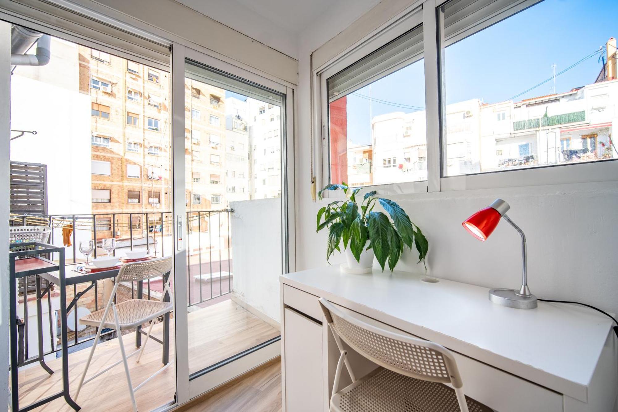 Ferienwohnung Atico Ruzafa Valencia Centro Exterior foto