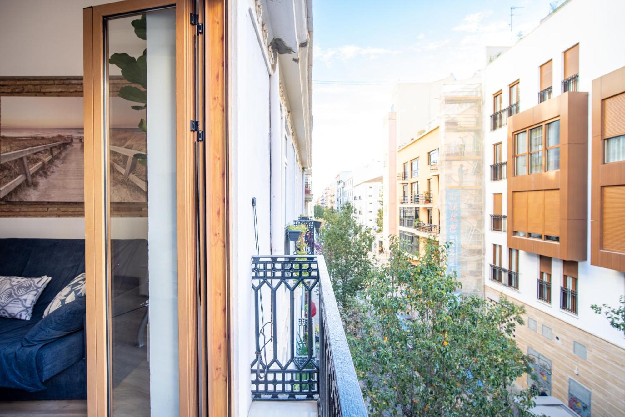 Ferienwohnung Atico Ruzafa Valencia Centro Exterior foto