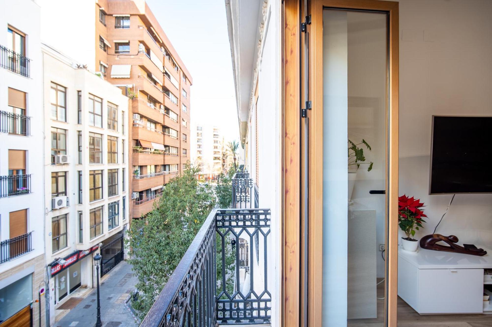 Ferienwohnung Atico Ruzafa Valencia Centro Exterior foto